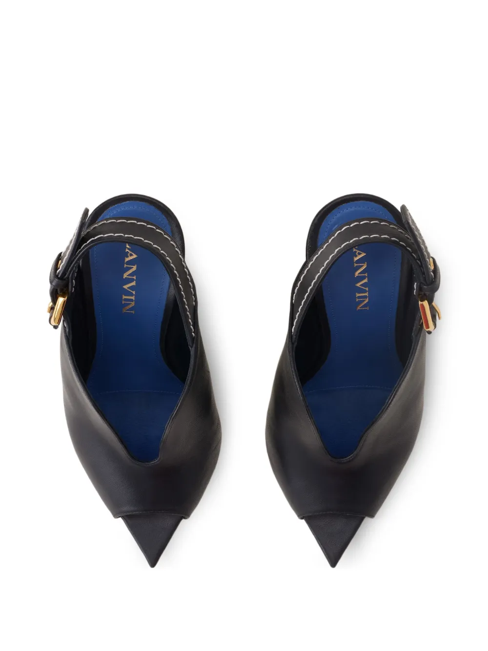 Lanvin Sandalen met gesp Zwart