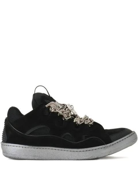 Lanvin chain plaque-detail sneakers