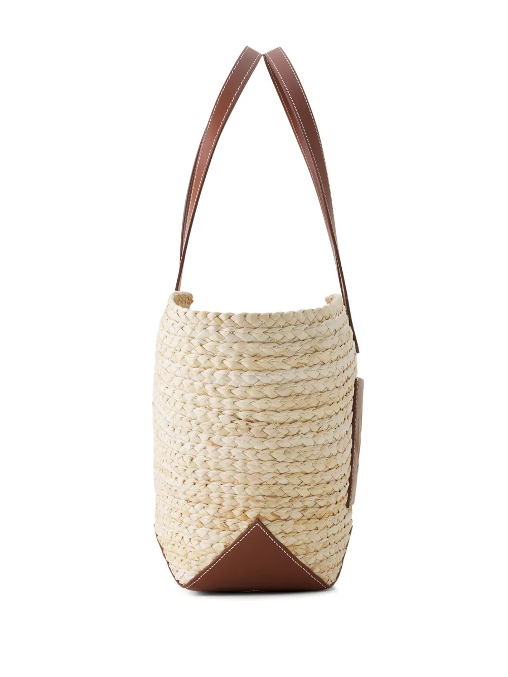 Lanvin Shopper met logo Beige