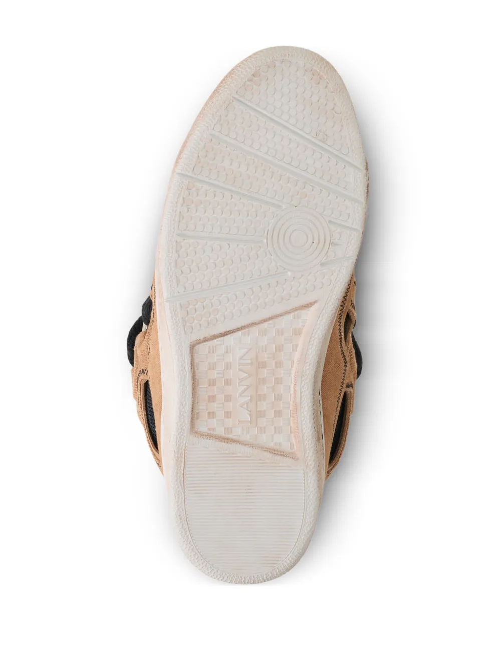 Lanvin Uitgesneden sneakers Bruin