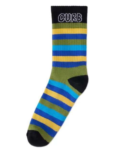 Lanvin جوارب مخططة بحروف بحلقات كبيرة