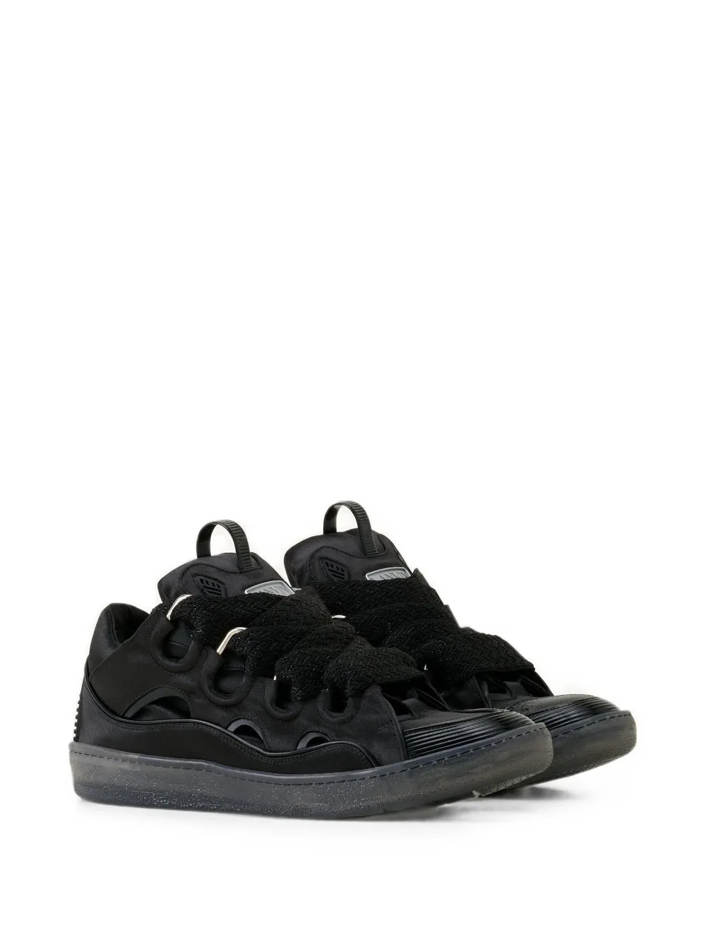 Lanvin Curb chunky-lace sneakers Zwart