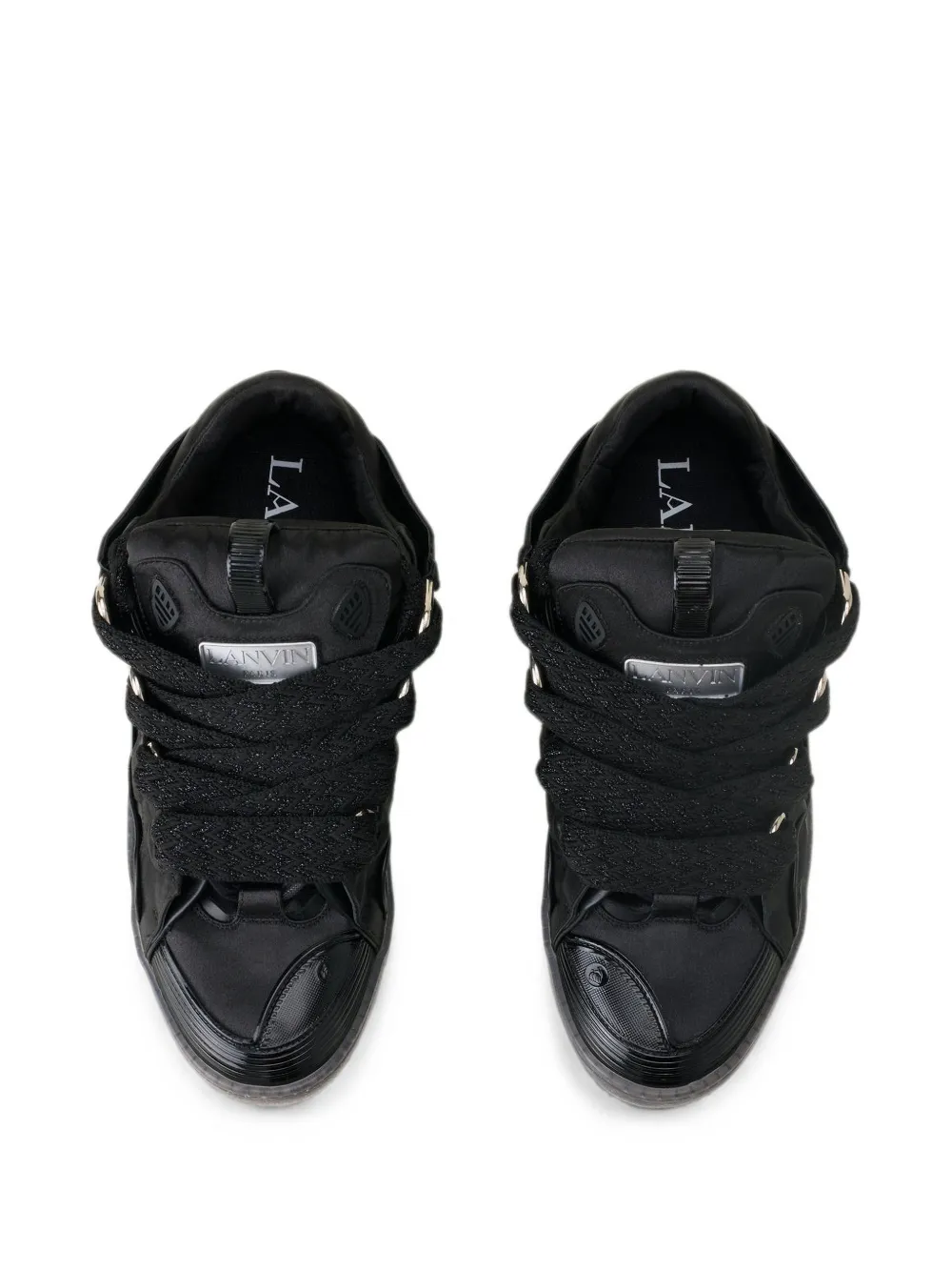 Lanvin Curb chunky-lace sneakers Zwart