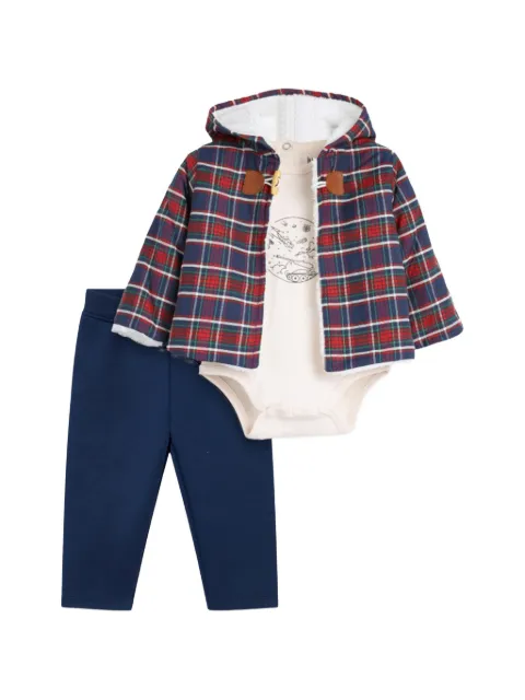 mininio elastic-waist trousers set (set of three)