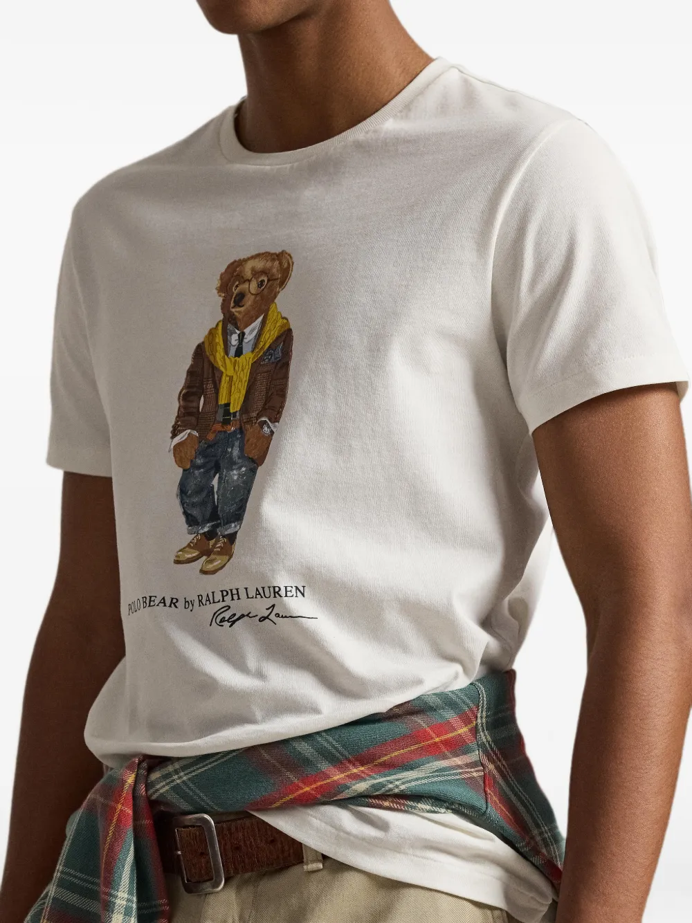 Polo Ralph Lauren T-shirt met print Wit