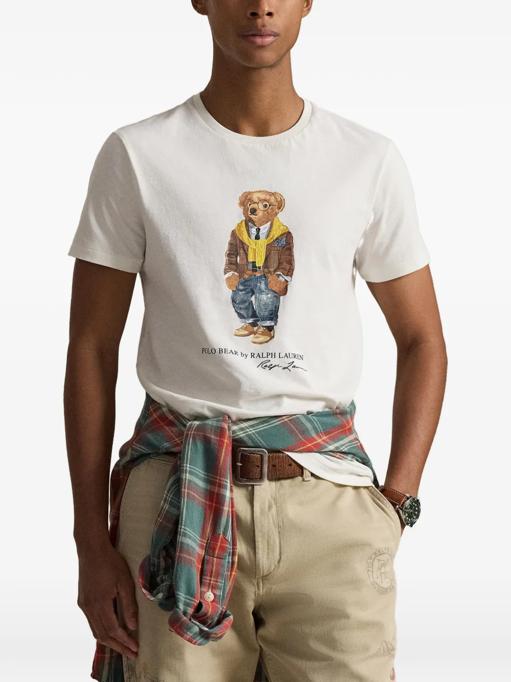 Polo Ralph Lauren T-shirt met print Wit
