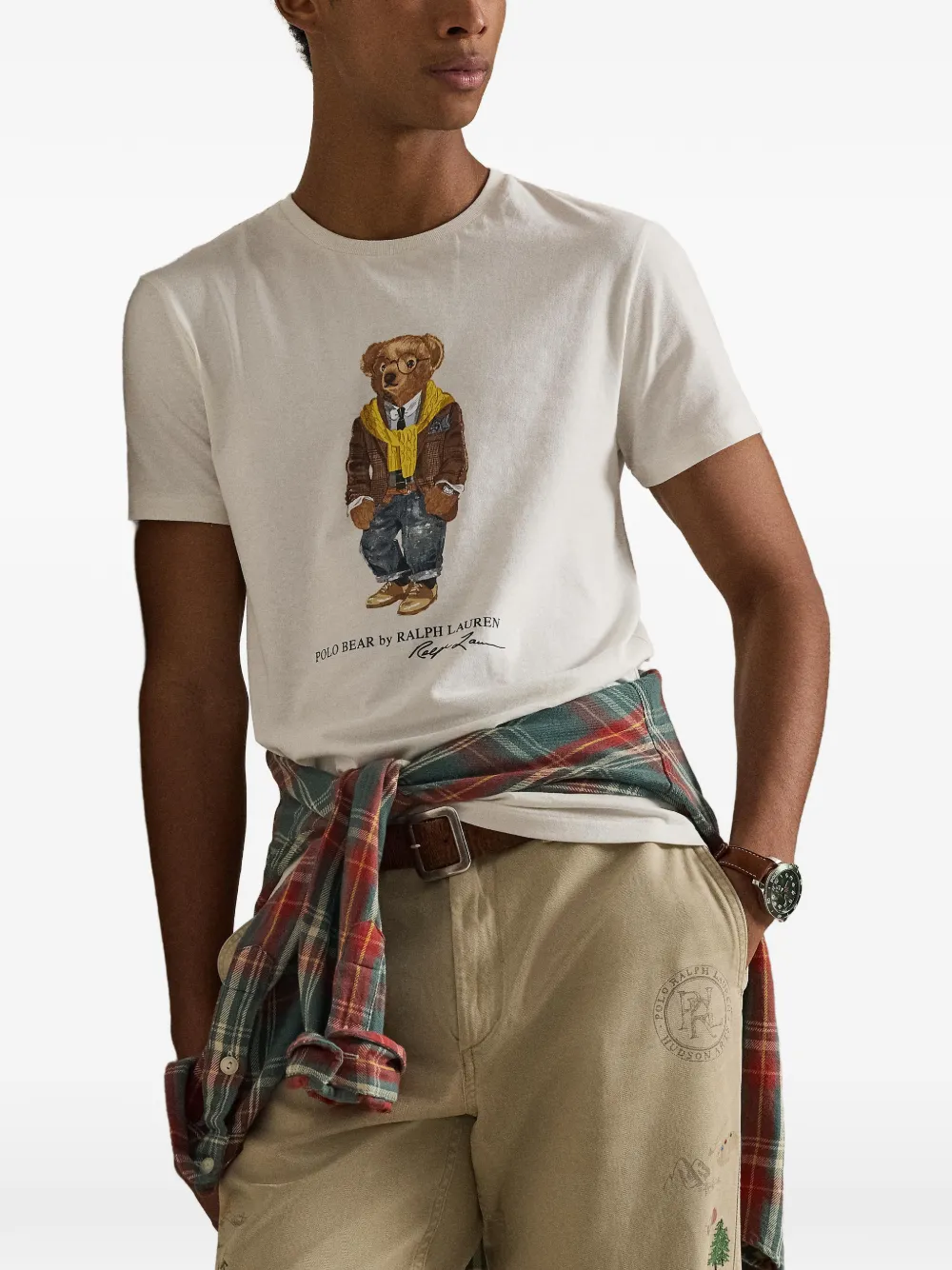Polo Ralph Lauren T-shirt met print Wit