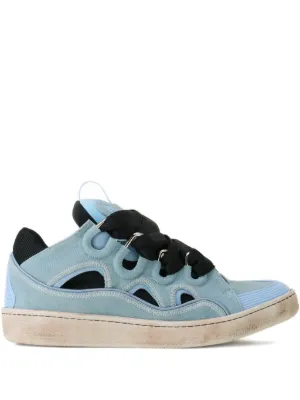 Lanvin Curb XL Nylon Sneakers | Blue | FARFETCH