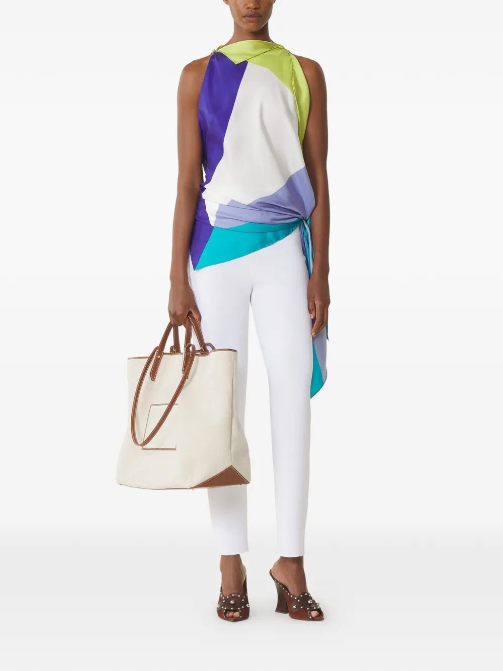 Geometric-Pattern Top