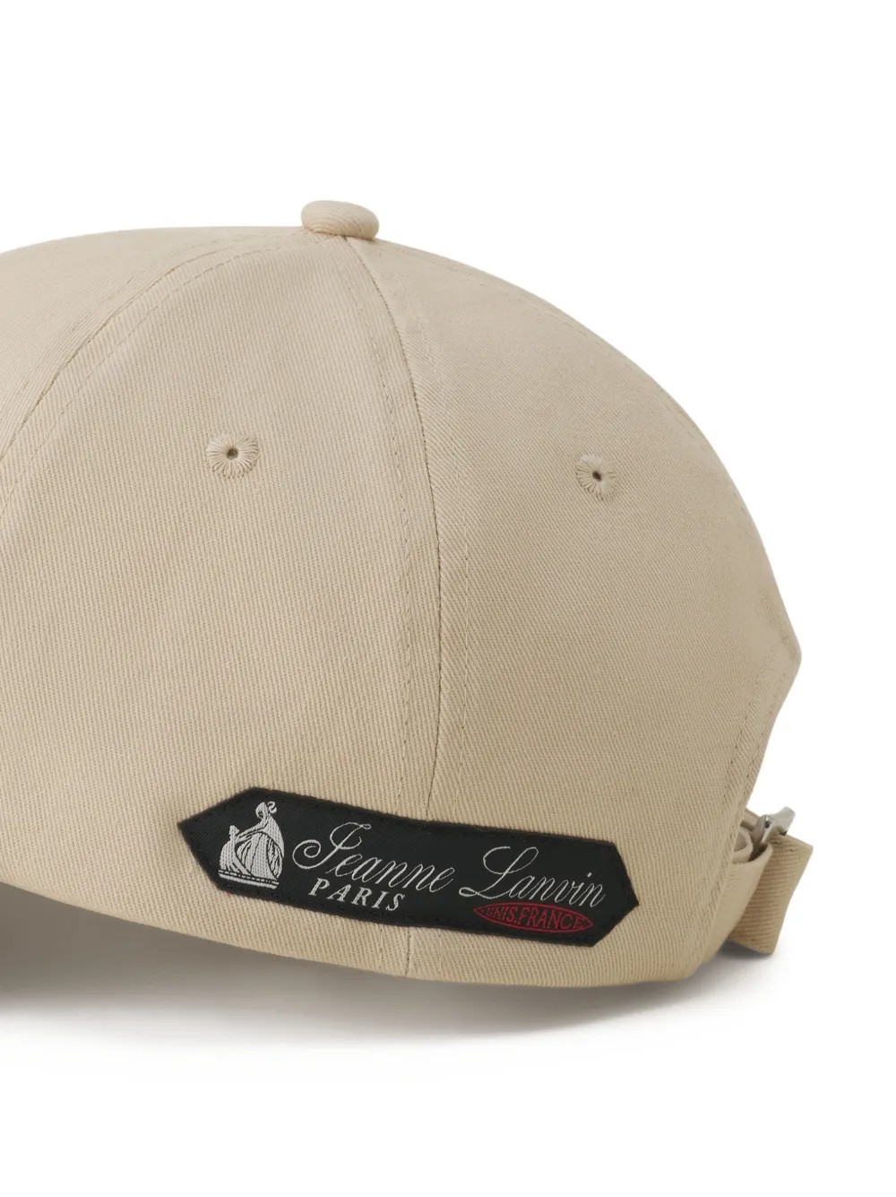 Lanvin Logo-patch Cap In Neutral