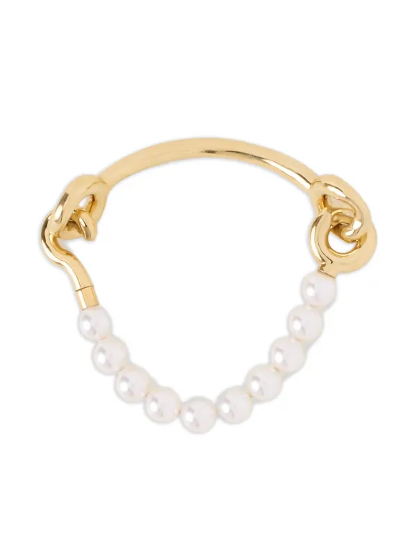 Lanvin Les Perles Bracelet in Gold