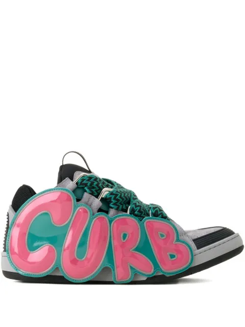 Lanvin curb-lettering sneakers