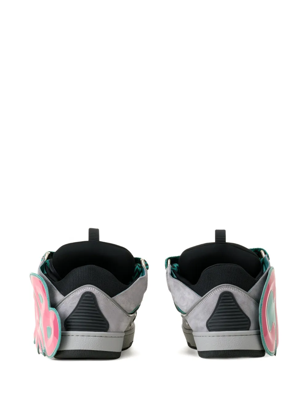 Lanvin Sneakers met tekst Grijs