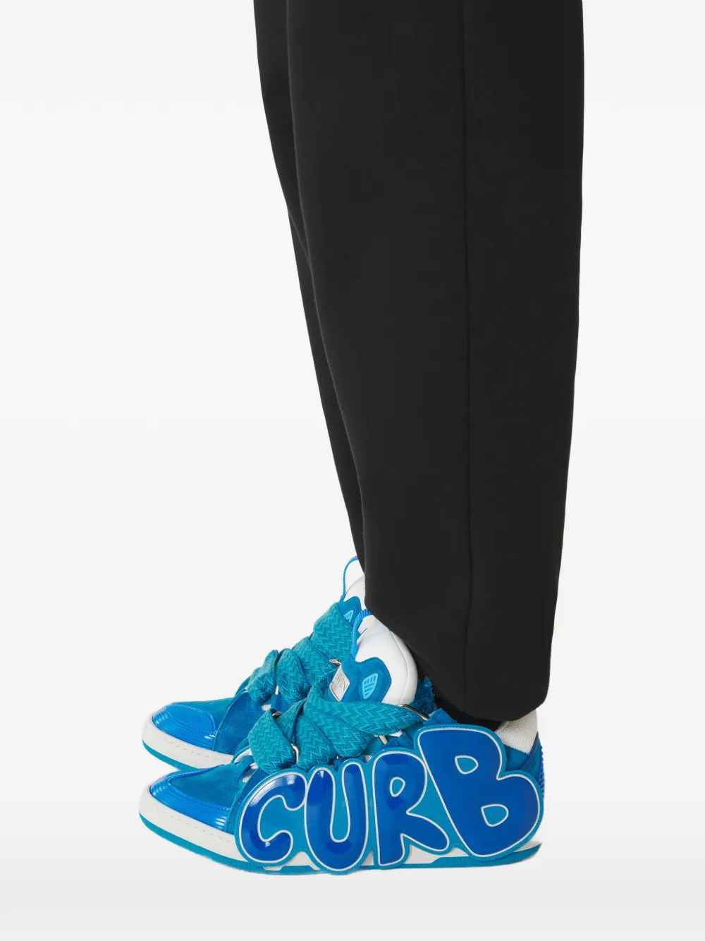 Lanvin Sneakers met tekst Blauw