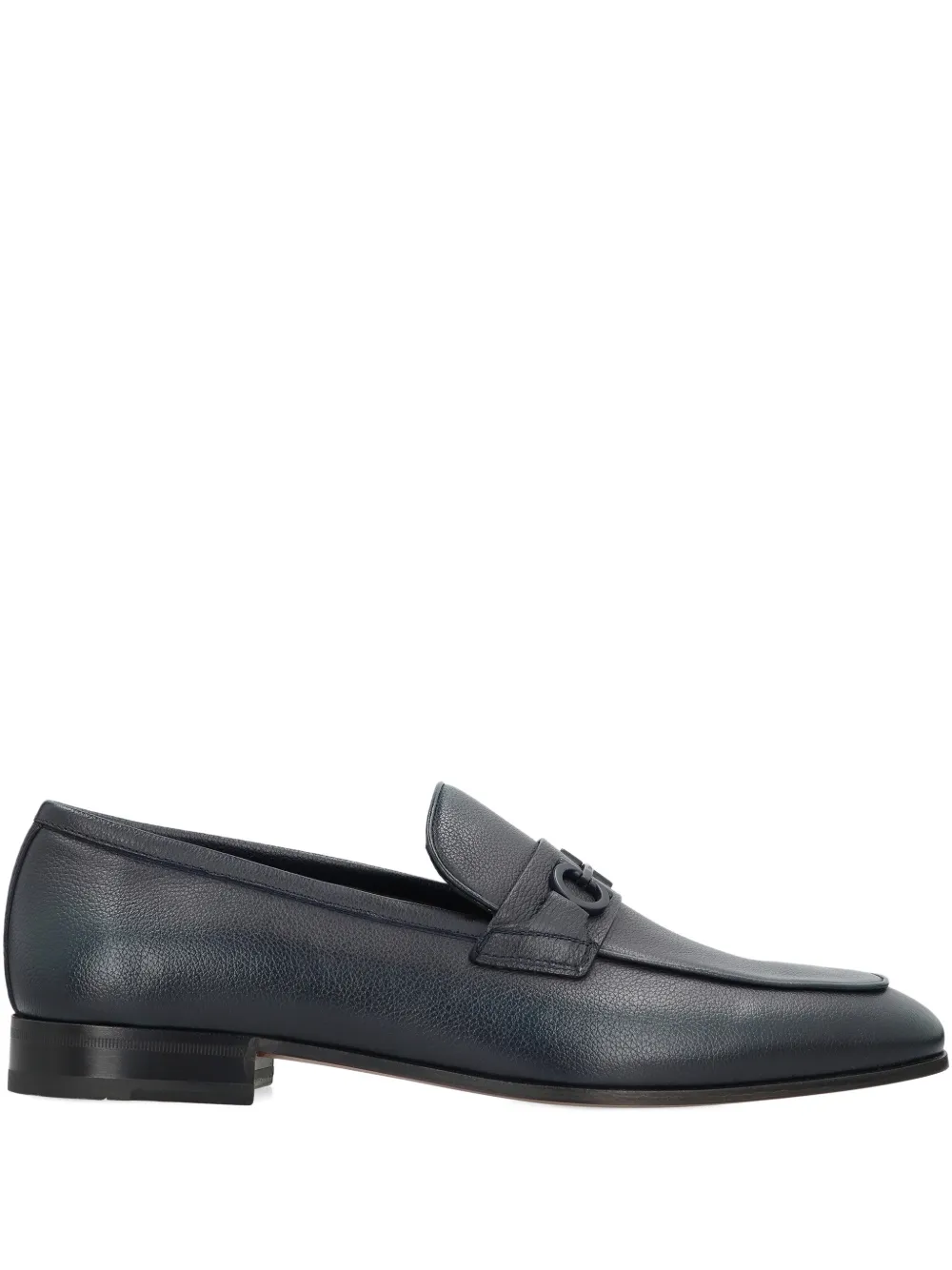 Ferragamo Gancini detail loafers - Blu