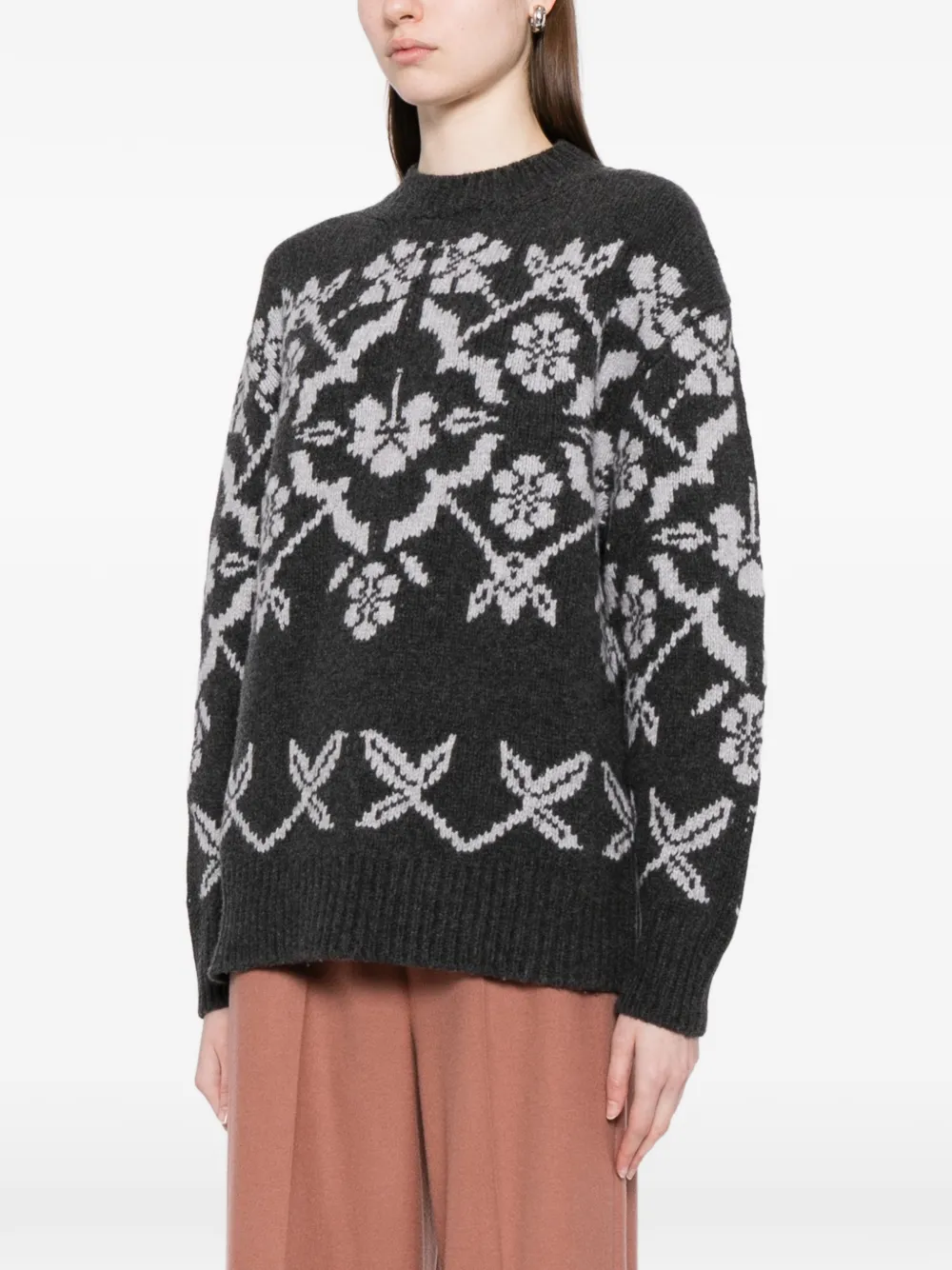  High Sport Fairisle Jumper - Grey 
