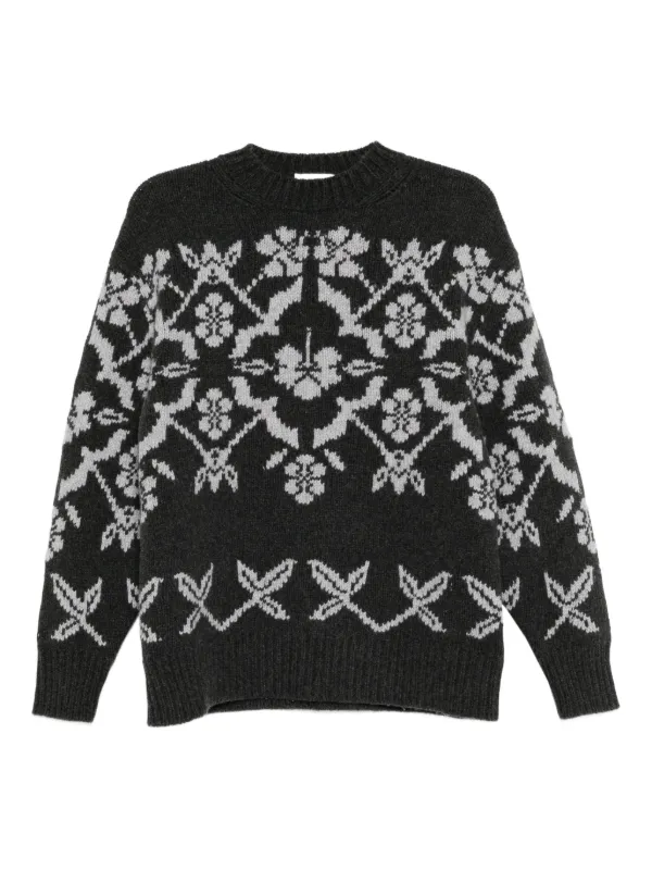 High Sport Fairisle Jumper in Grey