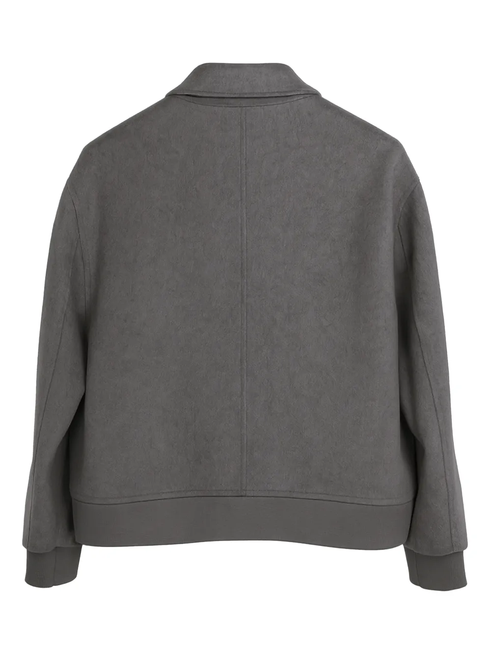 Greyed collar zip jacket | Bomber Jackets | Image 2