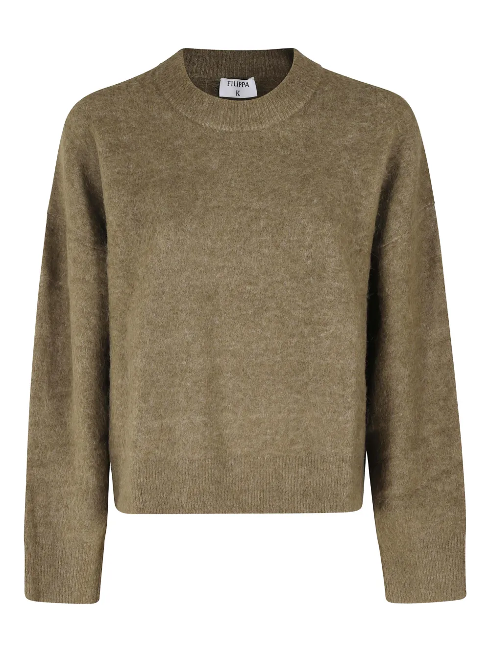 Filippa K Round-neck Sweater In Green