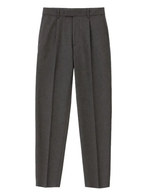 Greyed wool trousers