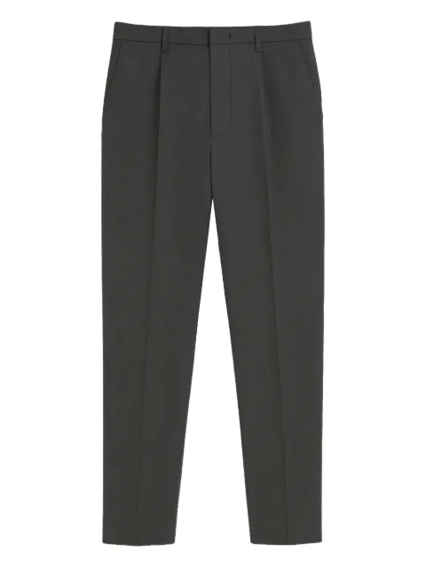 Greyed wool trousers