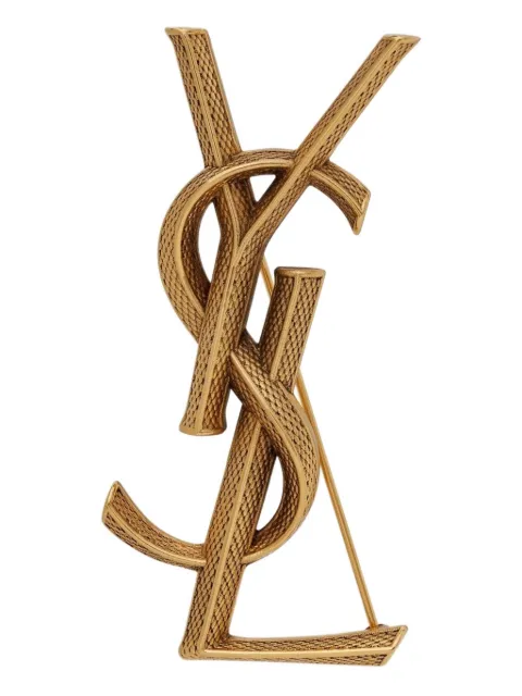 Saint Laurent snake-effect brooch