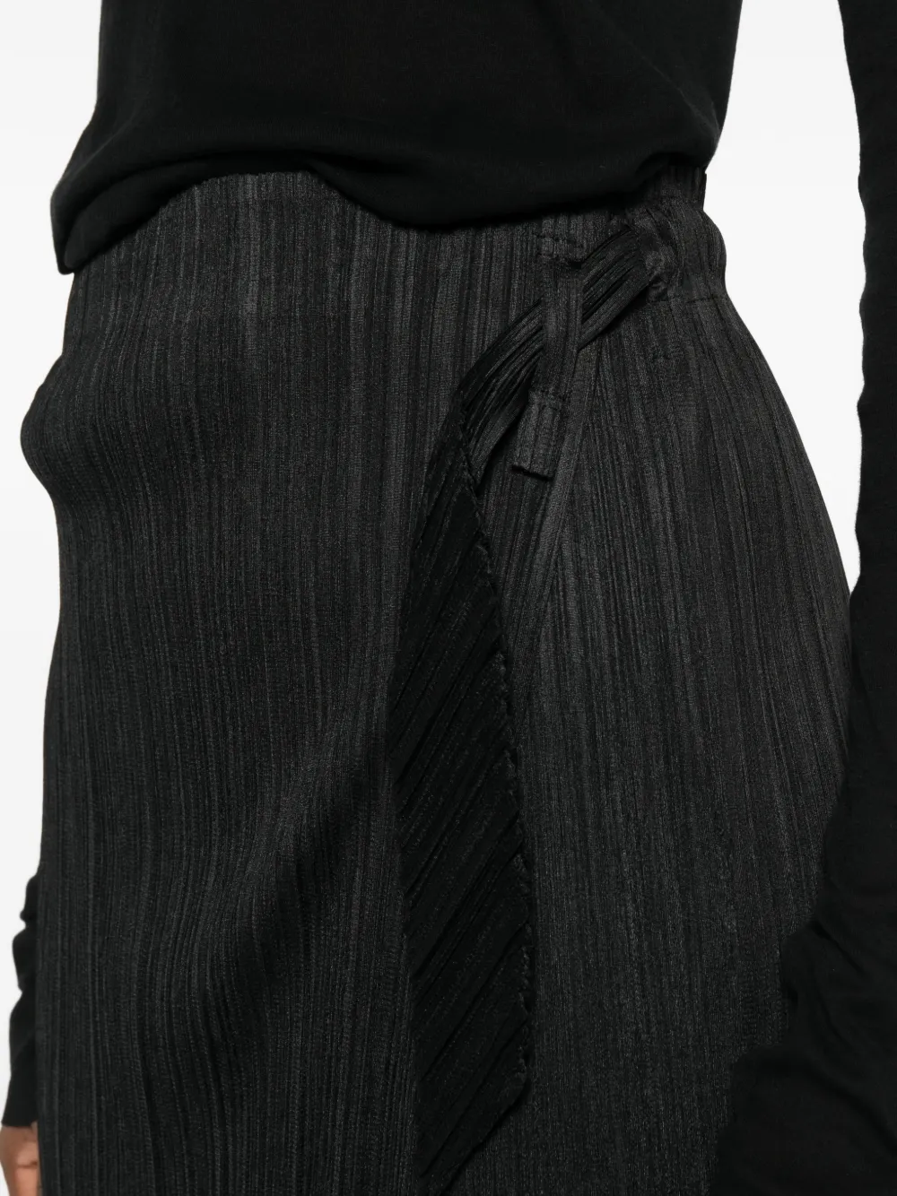 Pleats Please Issey Miyake Plooibroek Zwart