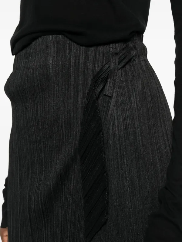 Pleats Please Issey Miyake Pleated Trousers | Black | FARFETCH