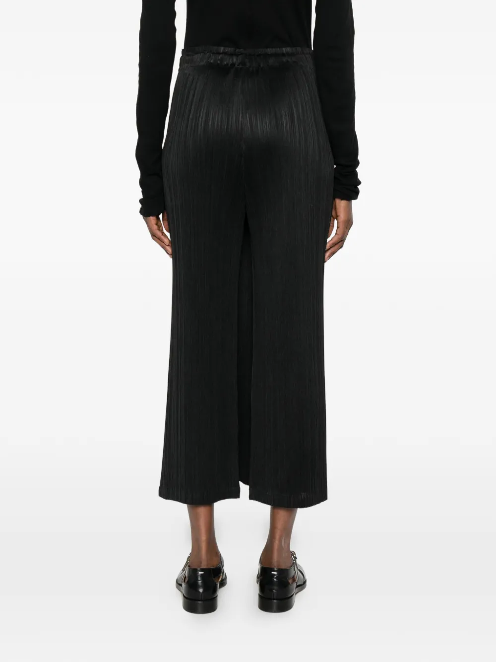 Pleats Please Issey Miyake Plooibroek Zwart