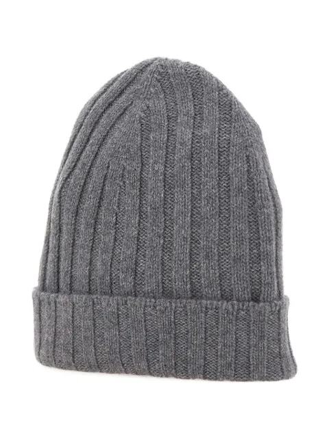 Gran Sasso ribbed beanie hat