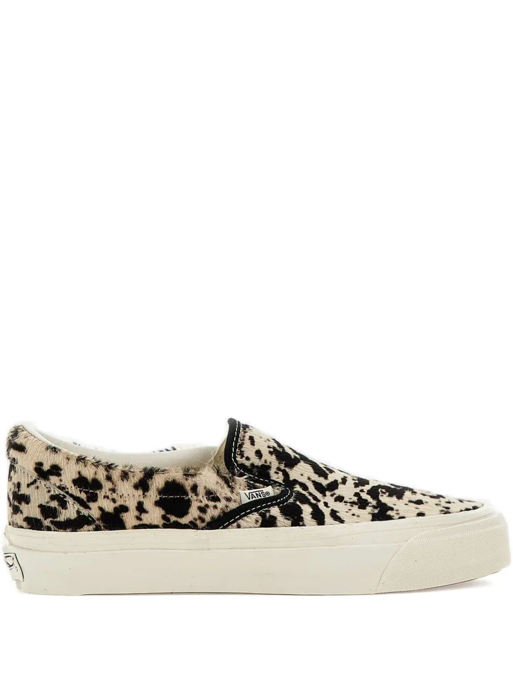 Vans baskets en cuir de vache | tons neutres | Image 1
