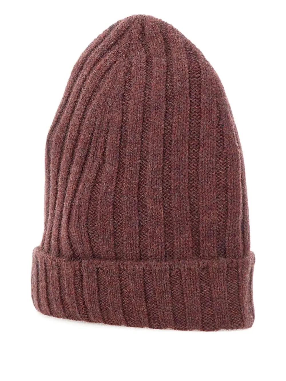 Gran Sasso ribbed beanie hat - Rood