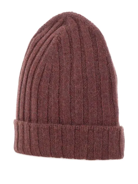 Gran Sasso ribbed beanie hat