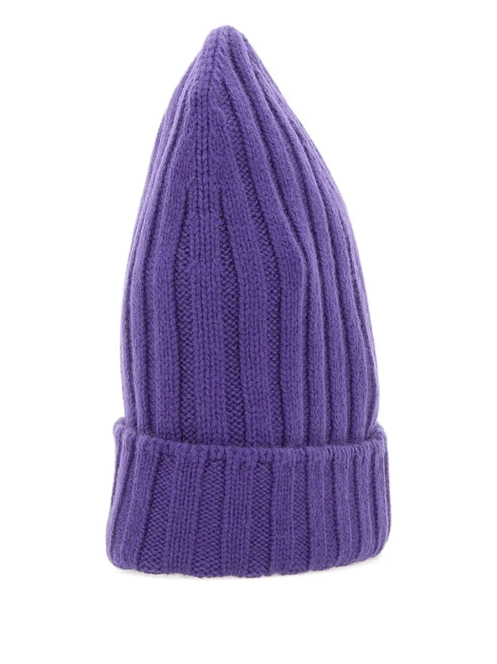 Gran Sasso ribbed beanie hat - Paars