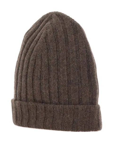 Gran Sasso ribbed beanie hat