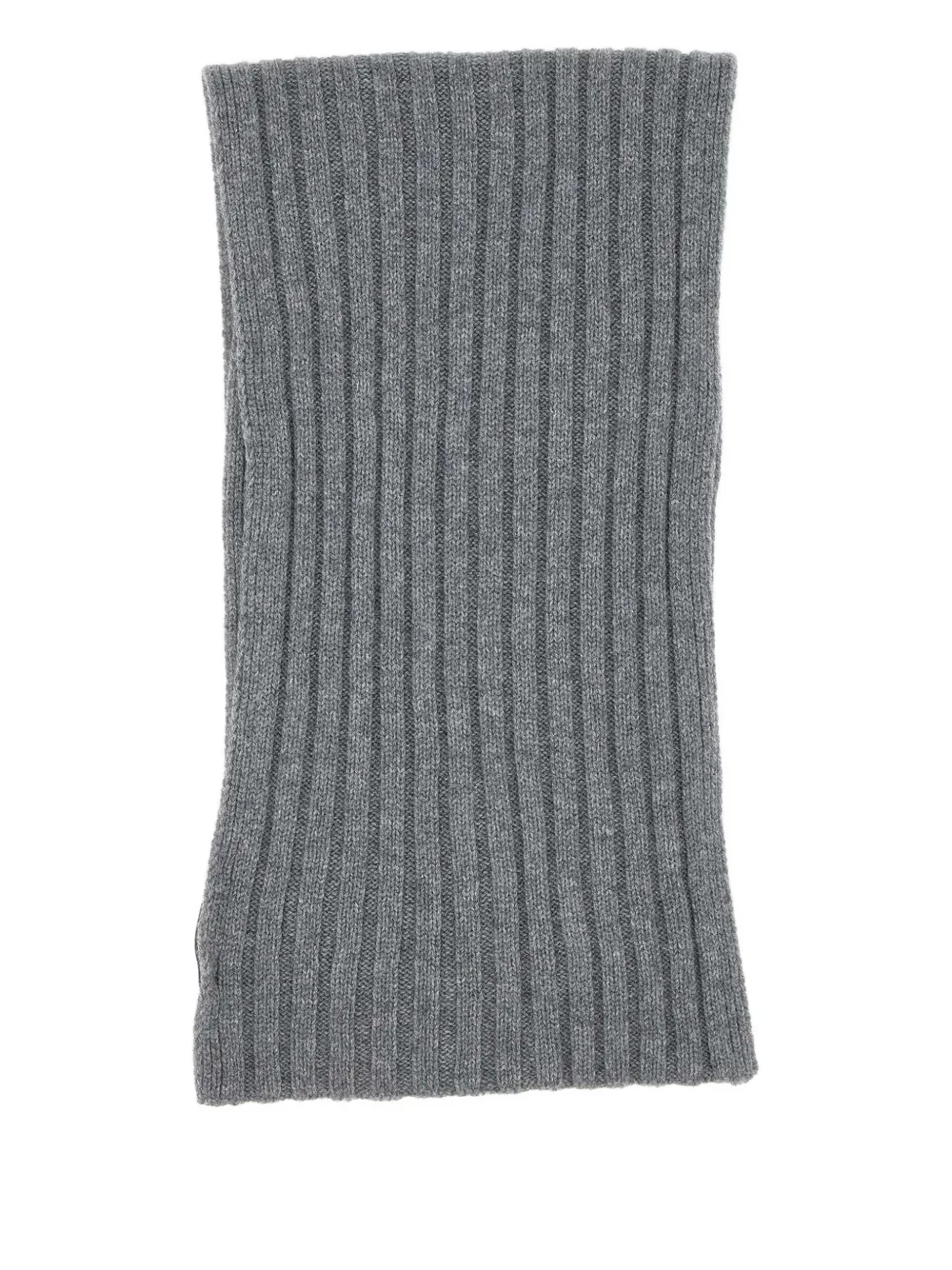 Gran Sasso ribbed scarf - Grigio