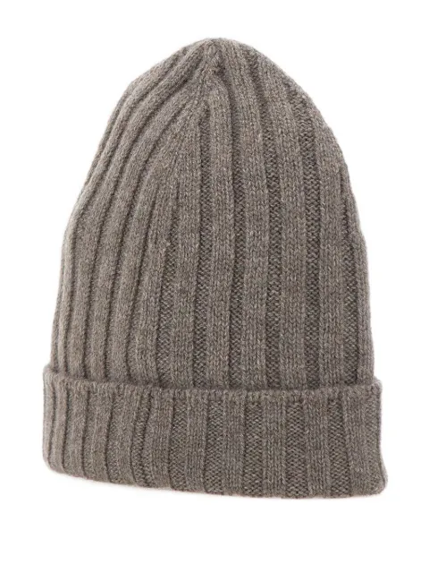Gran Sasso ribbed beanie hat