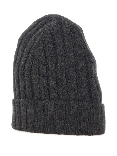 Gran Sasso ribbed beanie hat