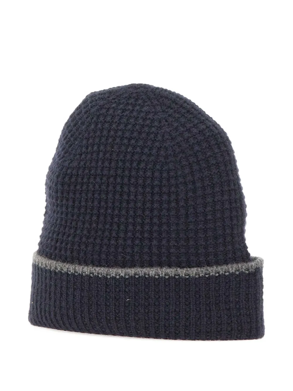 Kiton logo-tag beanie hat | Image 2
