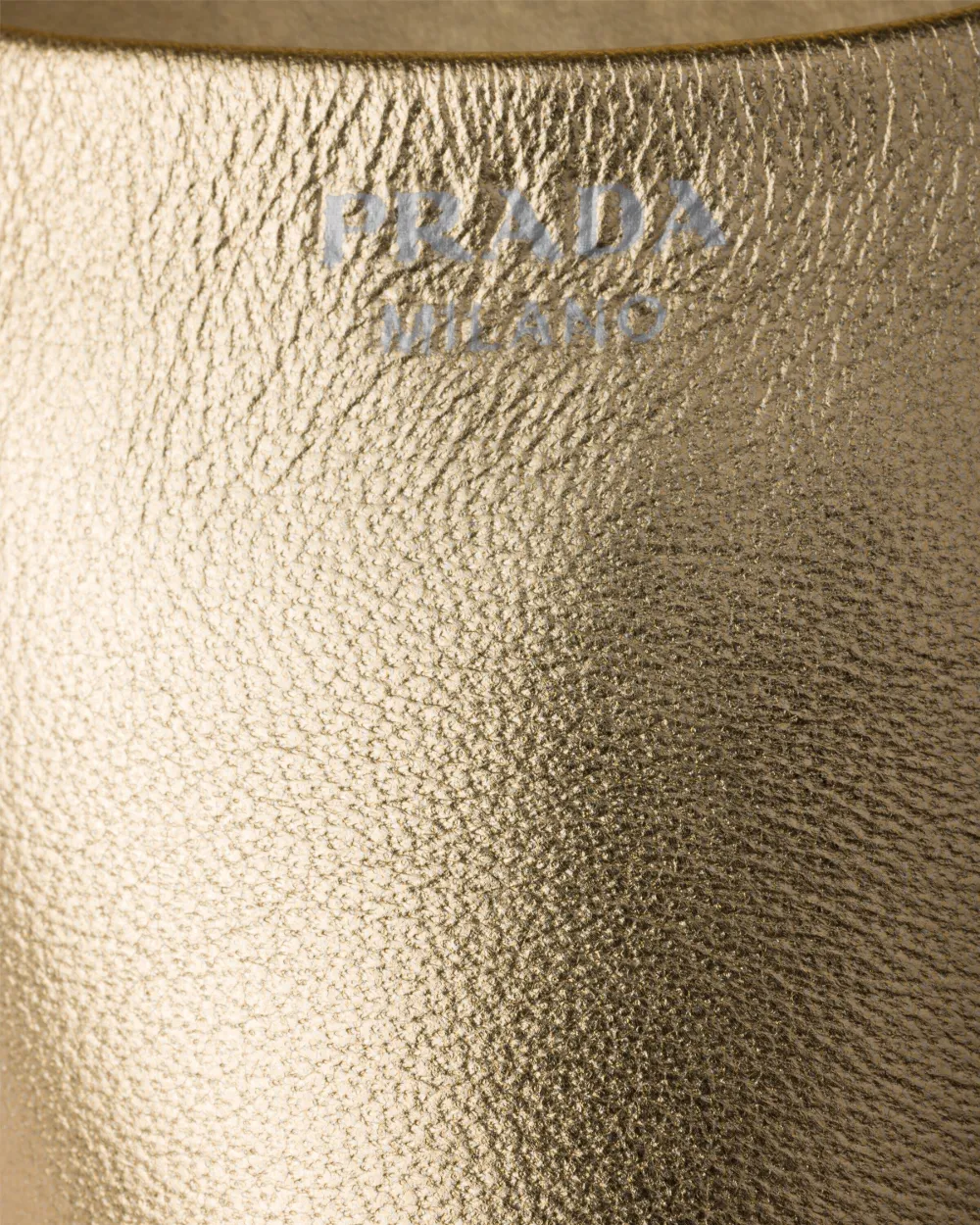 Prada 55 mm leren pumps met hak Geel