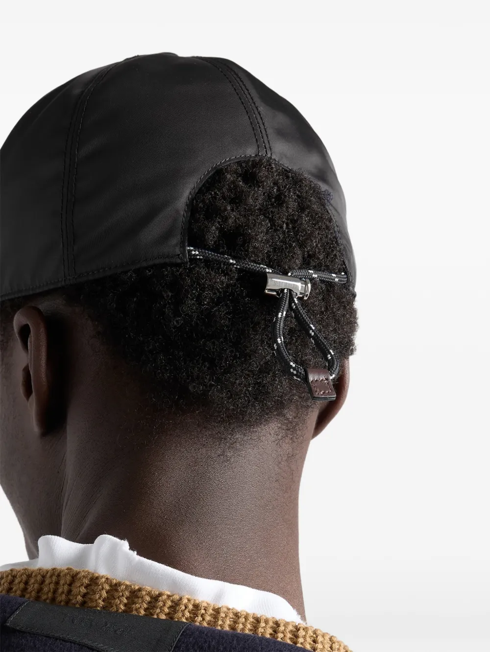 Prada Speedrock Baseball Cap In Re-nylon In Black