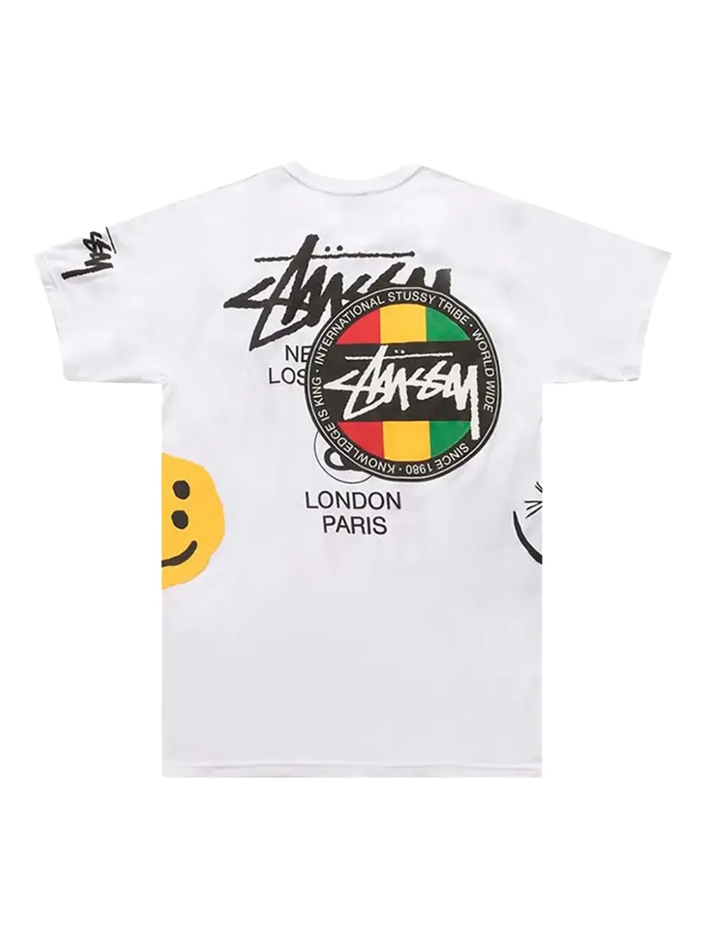 Stüssy T-shirt met grafische print - Wit