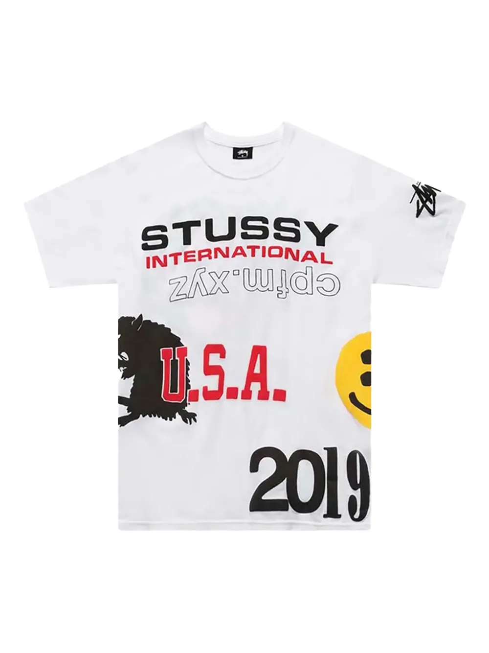 Stüssy graphic-print T-shirt | White | Image 1