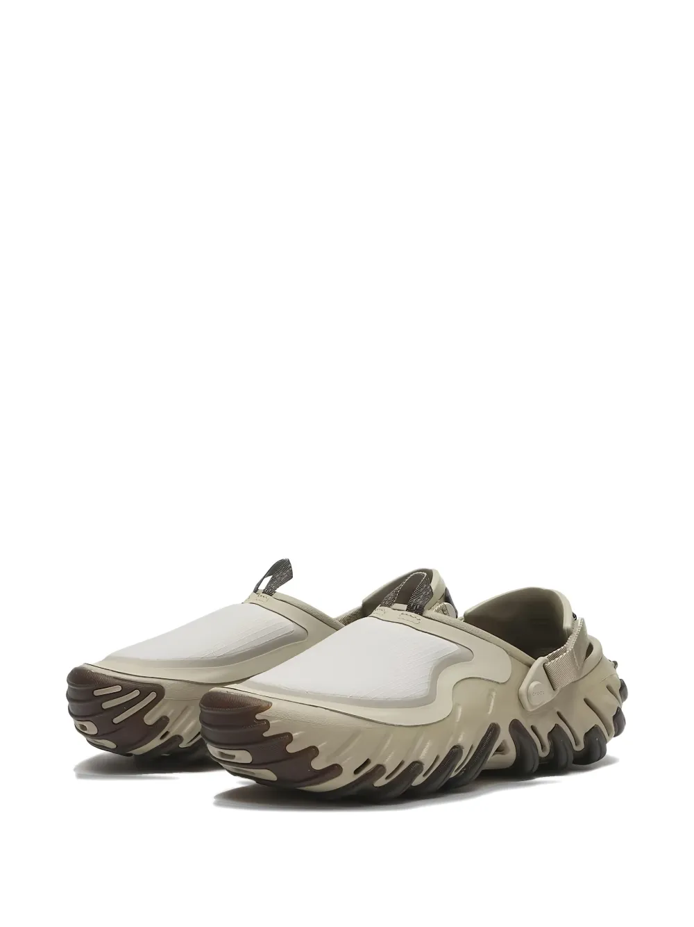 Crocs logo-detail sandals - Beige