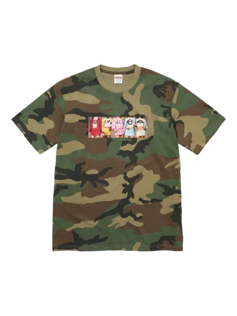 Supreme camouflage-pattern T-shirt