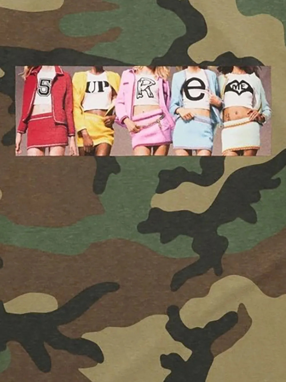 Supreme camouflage-pattern T-shirt - Groen