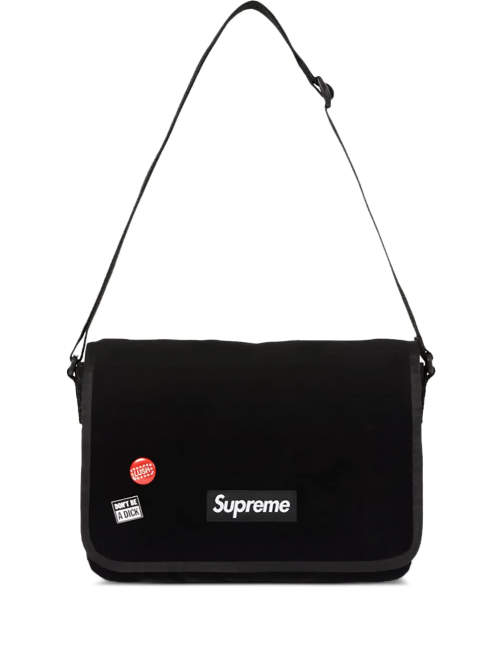 Supreme textured shoulder bag | Black | Image 1