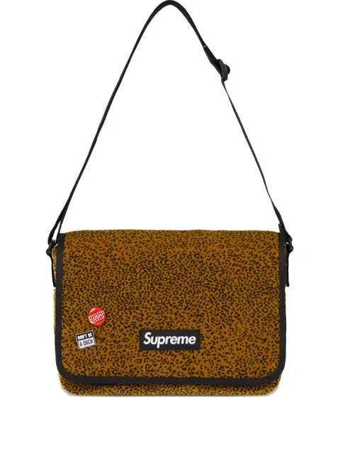Supreme textured shoulder bag
