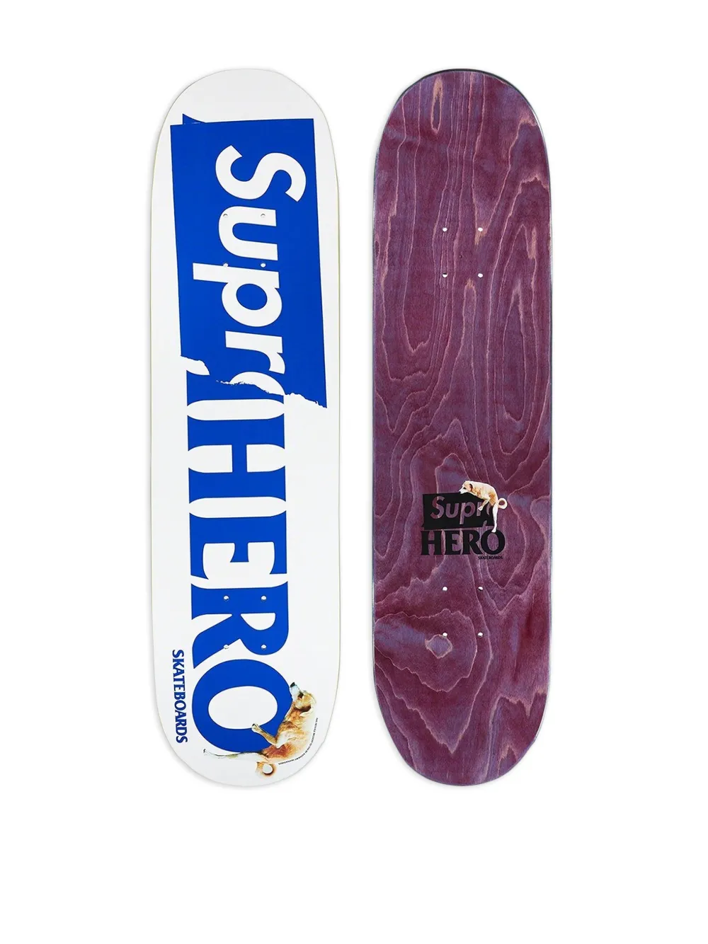Supreme X Antihero Dog Skateboard Deck In Brown