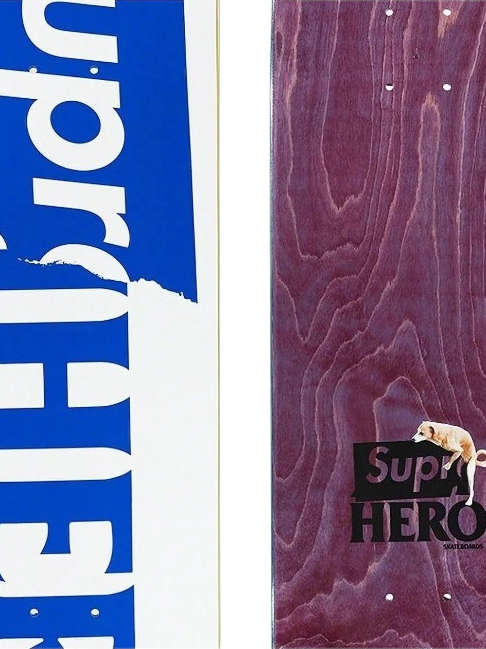 Supreme X Antihero Dog Skateboard Deck In Brown